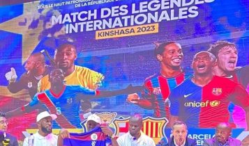 Les légendes du FC Barcelone ont battu les celles des Léopards de la RDC